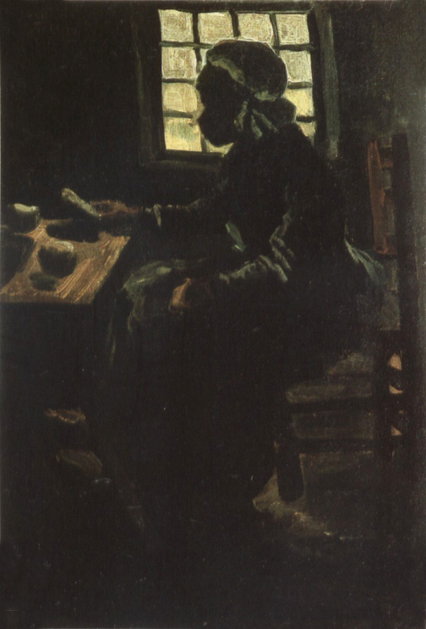 Peasant Woman,Seated,with White Cap (nn04)